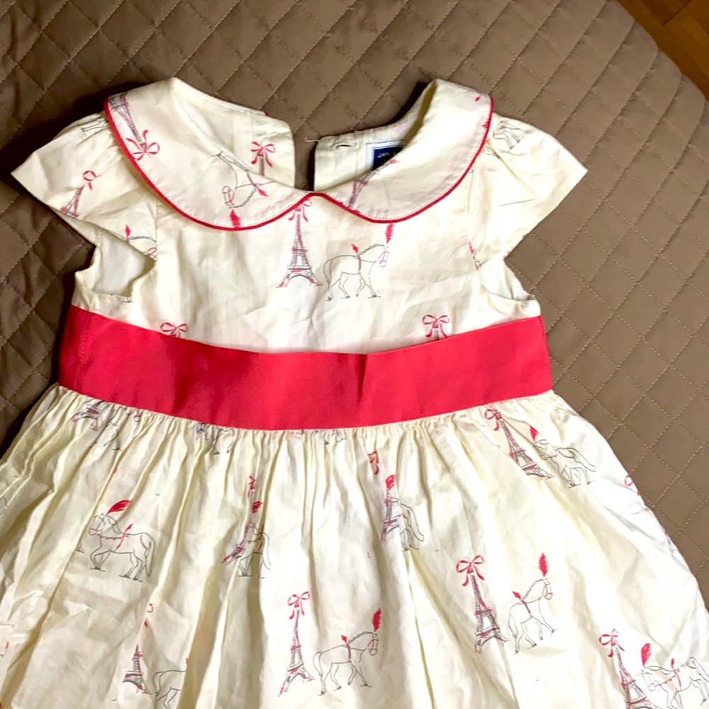 Janie and Jack holiday dress. Parisian theme.
